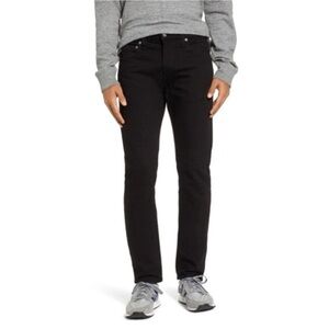 NWT J. Crew 484 Slim-fit stretch jean Black Jeans 34x30 - cuts in back bottom